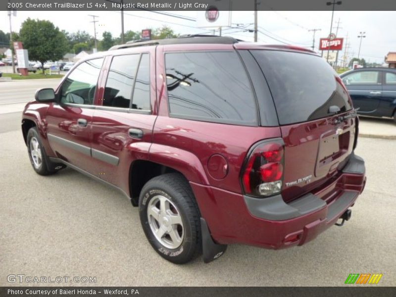 Majestic Red Metallic / Light Gray 2005 Chevrolet TrailBlazer LS 4x4