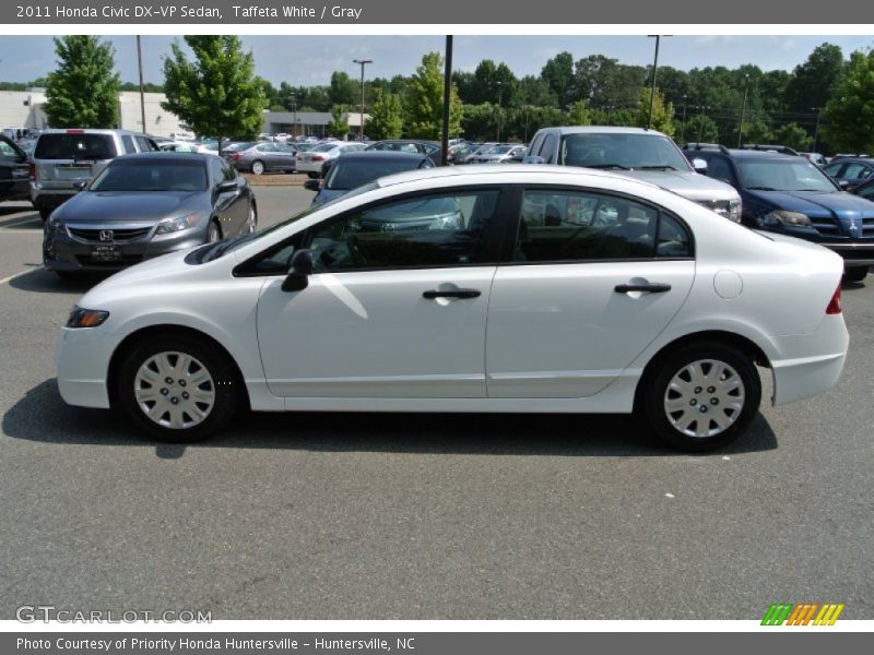Taffeta White / Gray 2011 Honda Civic DX-VP Sedan