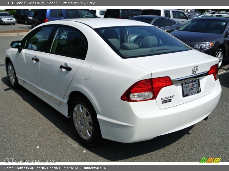 Taffeta White / Gray 2011 Honda Civic DX-VP Sedan