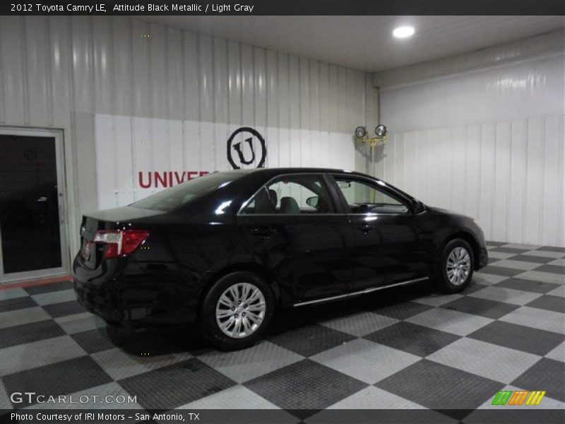 Attitude Black Metallic / Light Gray 2012 Toyota Camry LE