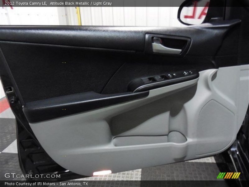 Attitude Black Metallic / Light Gray 2012 Toyota Camry LE