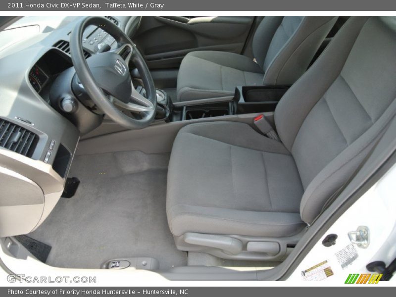 Taffeta White / Gray 2011 Honda Civic DX-VP Sedan