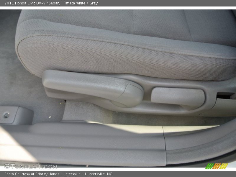 Taffeta White / Gray 2011 Honda Civic DX-VP Sedan