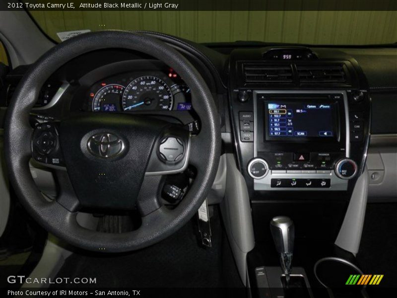 Attitude Black Metallic / Light Gray 2012 Toyota Camry LE