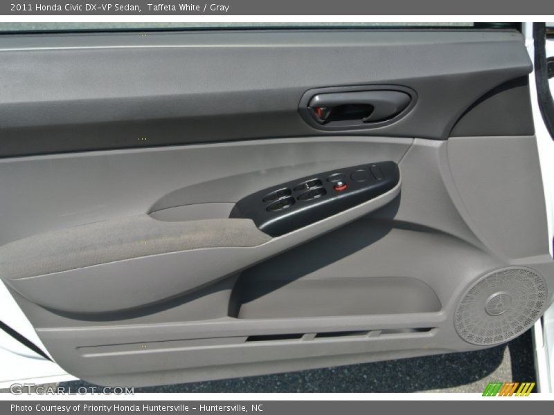 Taffeta White / Gray 2011 Honda Civic DX-VP Sedan