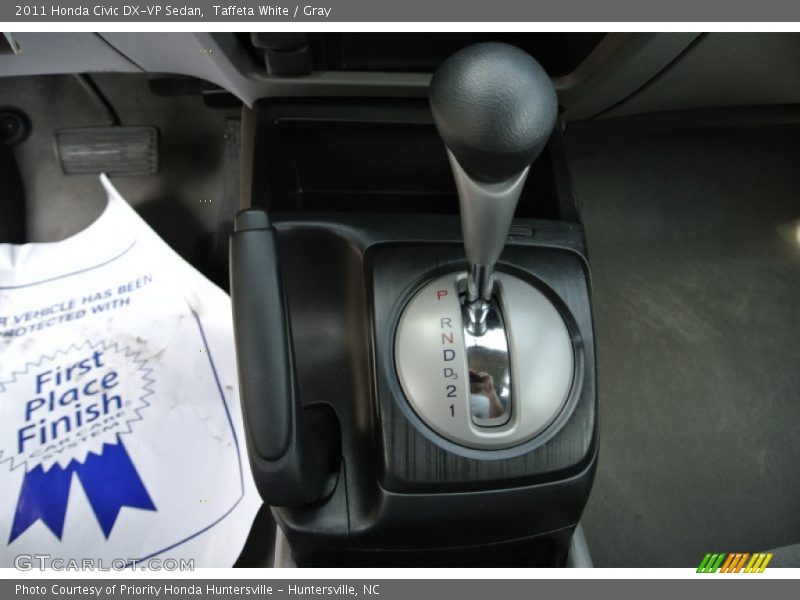 Taffeta White / Gray 2011 Honda Civic DX-VP Sedan