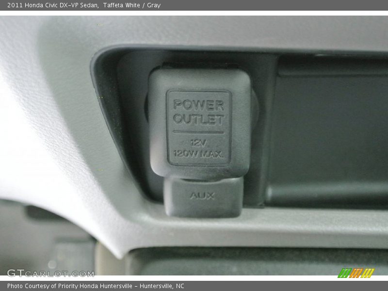 Taffeta White / Gray 2011 Honda Civic DX-VP Sedan