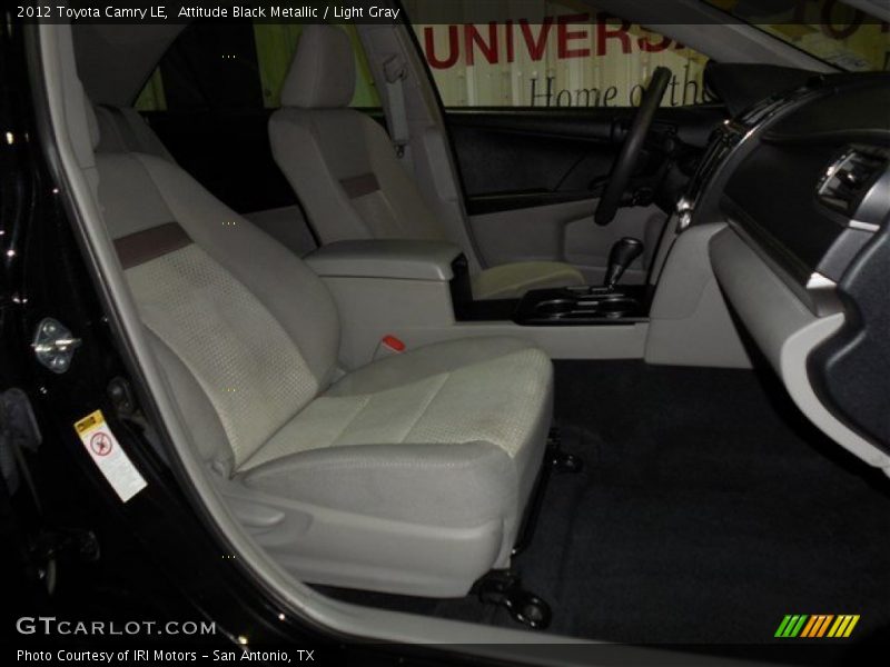 Attitude Black Metallic / Light Gray 2012 Toyota Camry LE
