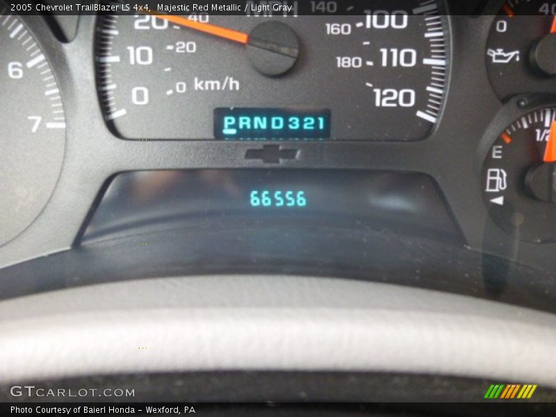 Majestic Red Metallic / Light Gray 2005 Chevrolet TrailBlazer LS 4x4