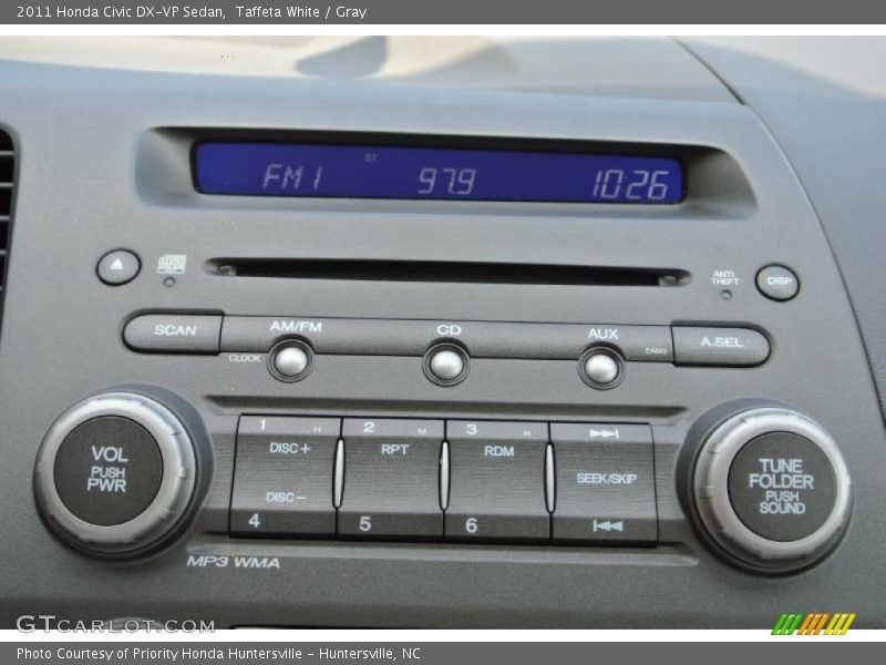 Taffeta White / Gray 2011 Honda Civic DX-VP Sedan