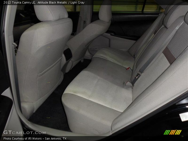 Attitude Black Metallic / Light Gray 2012 Toyota Camry LE