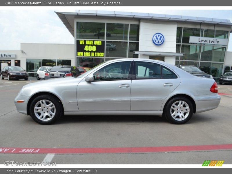 Brilliant Silver Metallic / Charcoal 2006 Mercedes-Benz E 350 Sedan