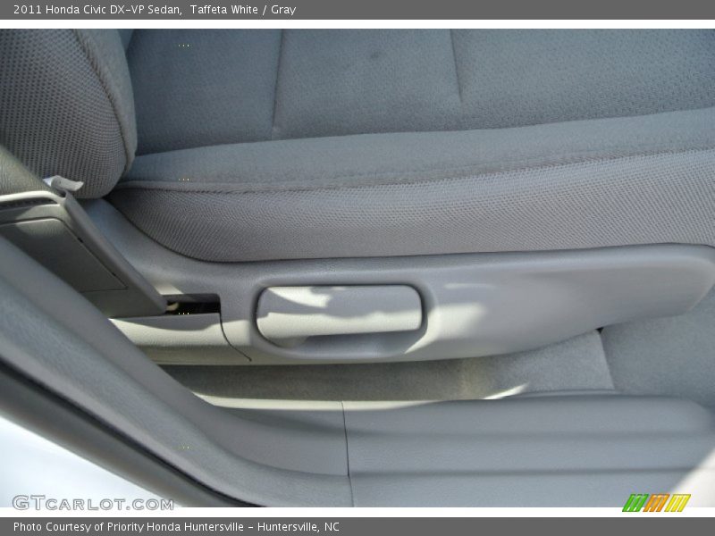 Taffeta White / Gray 2011 Honda Civic DX-VP Sedan