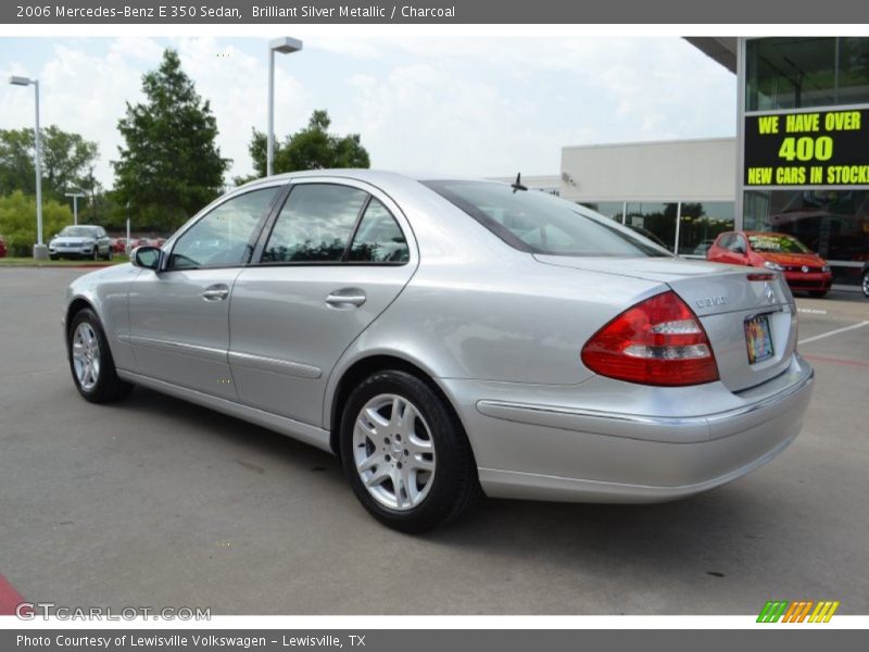Brilliant Silver Metallic / Charcoal 2006 Mercedes-Benz E 350 Sedan