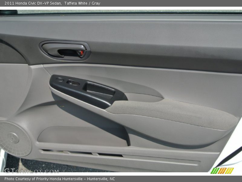 Taffeta White / Gray 2011 Honda Civic DX-VP Sedan