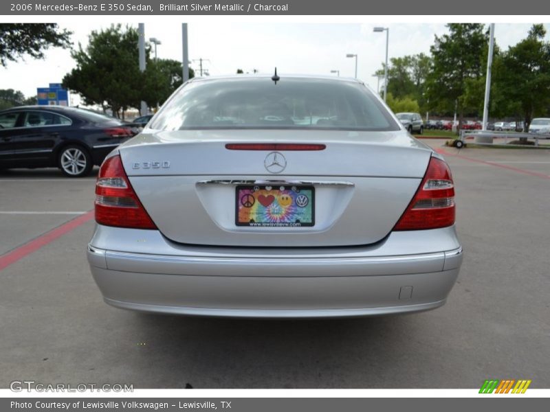 Brilliant Silver Metallic / Charcoal 2006 Mercedes-Benz E 350 Sedan