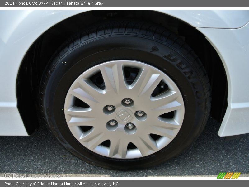 Taffeta White / Gray 2011 Honda Civic DX-VP Sedan