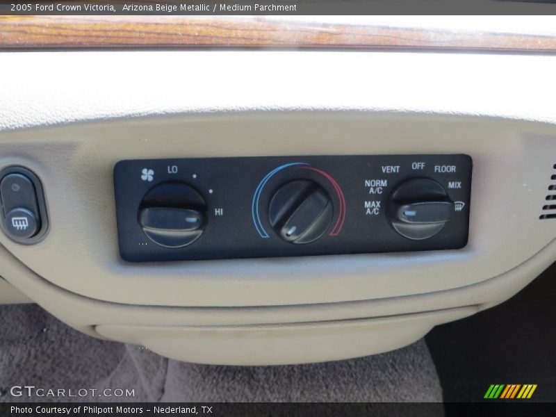 Controls of 2005 Crown Victoria 