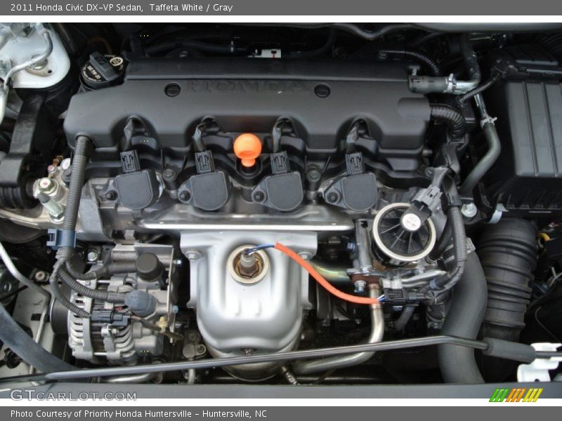 Taffeta White / Gray 2011 Honda Civic DX-VP Sedan