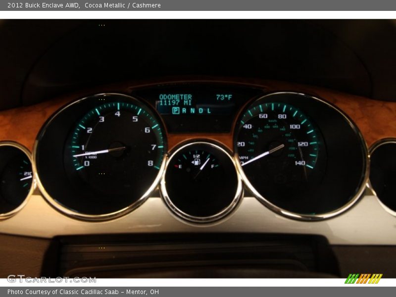 Cocoa Metallic / Cashmere 2012 Buick Enclave AWD