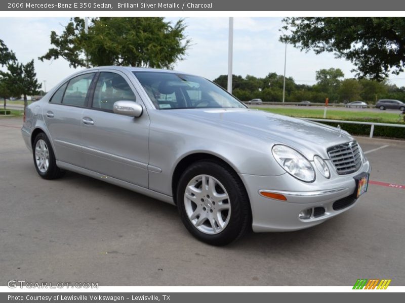 Brilliant Silver Metallic / Charcoal 2006 Mercedes-Benz E 350 Sedan
