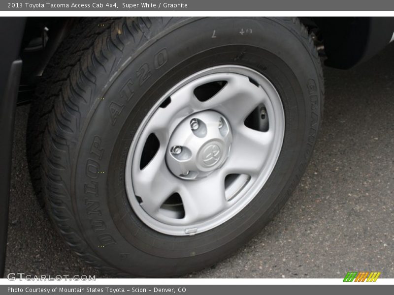 Super White / Graphite 2013 Toyota Tacoma Access Cab 4x4