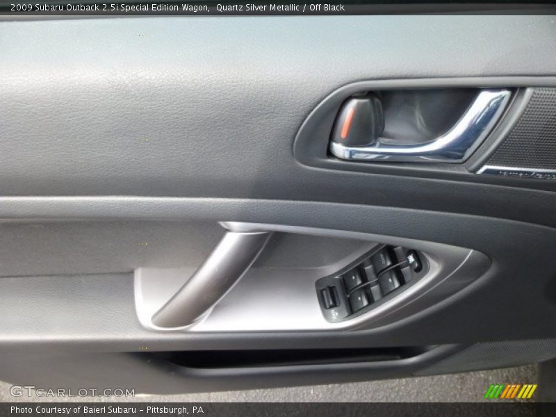Quartz Silver Metallic / Off Black 2009 Subaru Outback 2.5i Special Edition Wagon