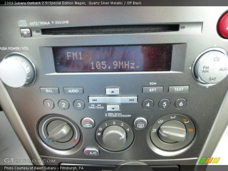 Quartz Silver Metallic / Off Black 2009 Subaru Outback 2.5i Special Edition Wagon