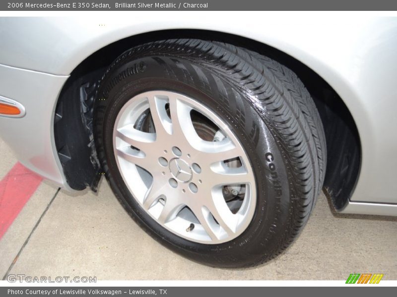 Brilliant Silver Metallic / Charcoal 2006 Mercedes-Benz E 350 Sedan