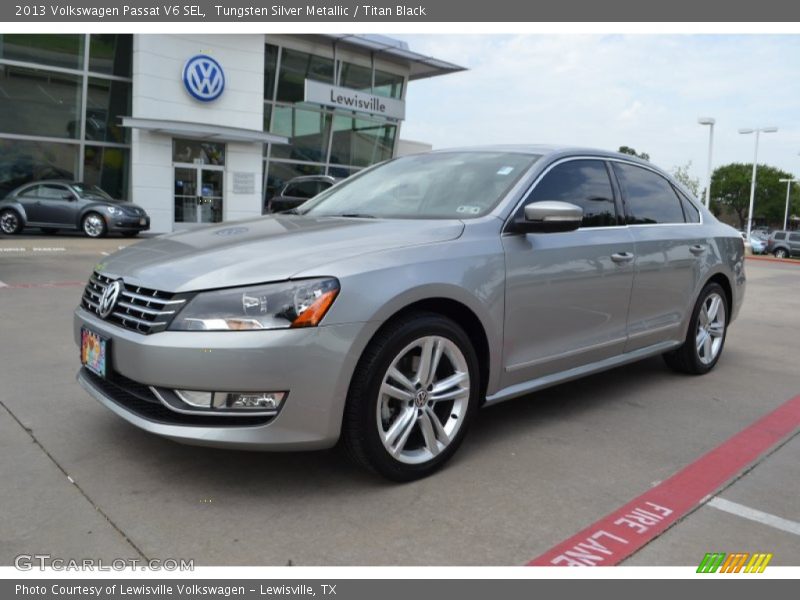 Tungsten Silver Metallic / Titan Black 2013 Volkswagen Passat V6 SEL