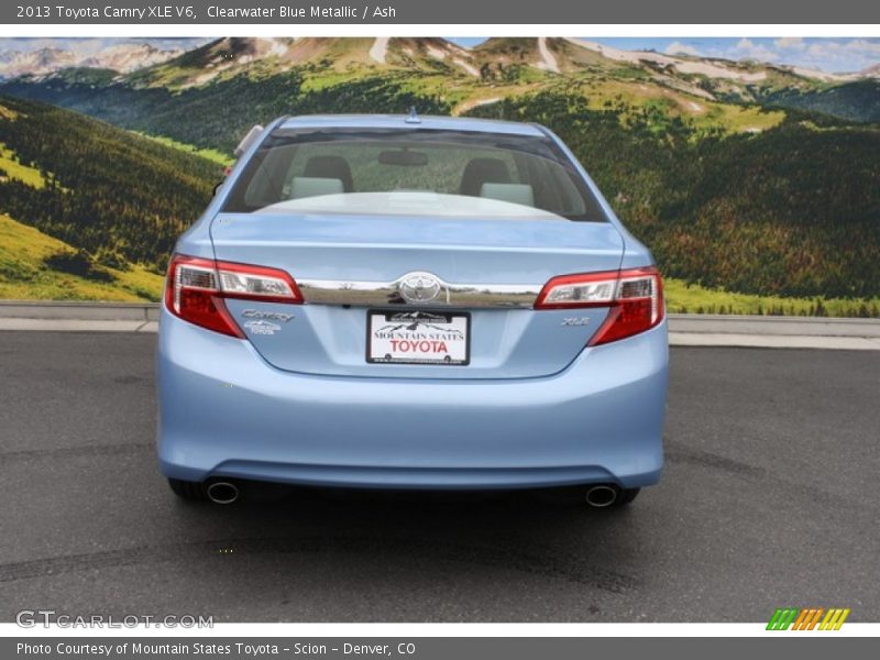Clearwater Blue Metallic / Ash 2013 Toyota Camry XLE V6