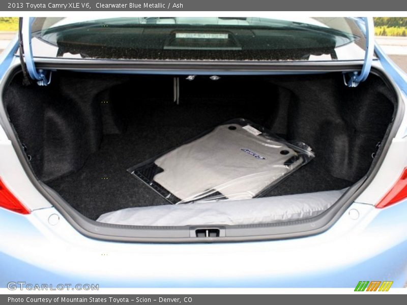 Clearwater Blue Metallic / Ash 2013 Toyota Camry XLE V6