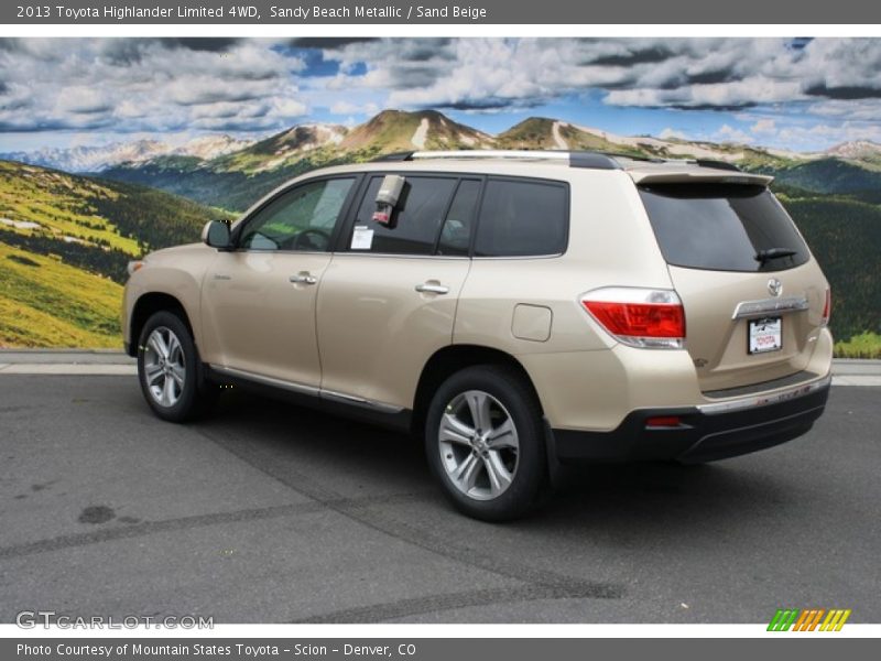 Sandy Beach Metallic / Sand Beige 2013 Toyota Highlander Limited 4WD