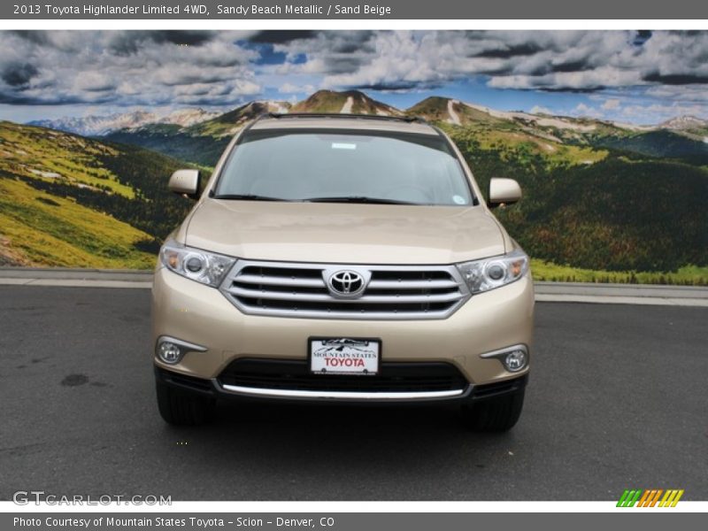 Sandy Beach Metallic / Sand Beige 2013 Toyota Highlander Limited 4WD