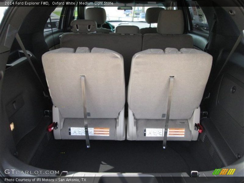Oxford White / Medium Light Stone 2014 Ford Explorer FWD