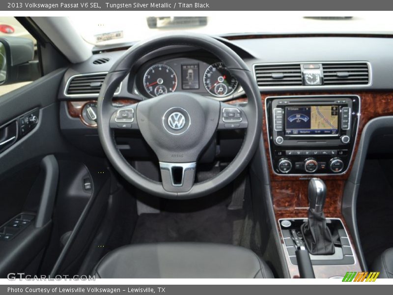 Tungsten Silver Metallic / Titan Black 2013 Volkswagen Passat V6 SEL