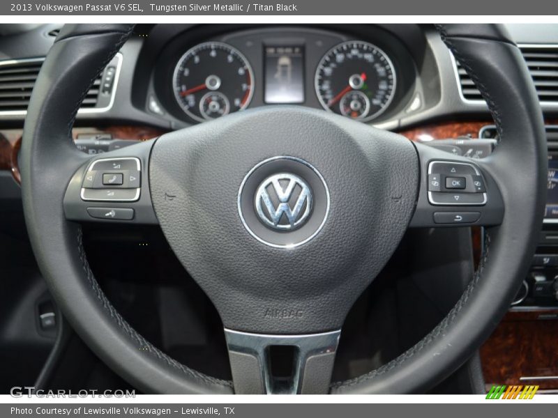 Tungsten Silver Metallic / Titan Black 2013 Volkswagen Passat V6 SEL