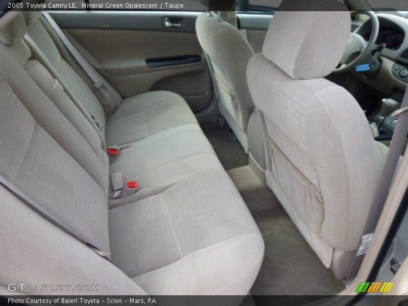 Mineral Green Opalescent / Taupe 2005 Toyota Camry LE