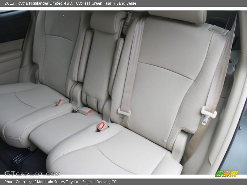 Cypress Green Pearl / Sand Beige 2013 Toyota Highlander Limited 4WD