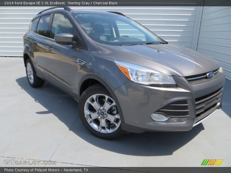 Sterling Gray / Charcoal Black 2014 Ford Escape SE 2.0L EcoBoost