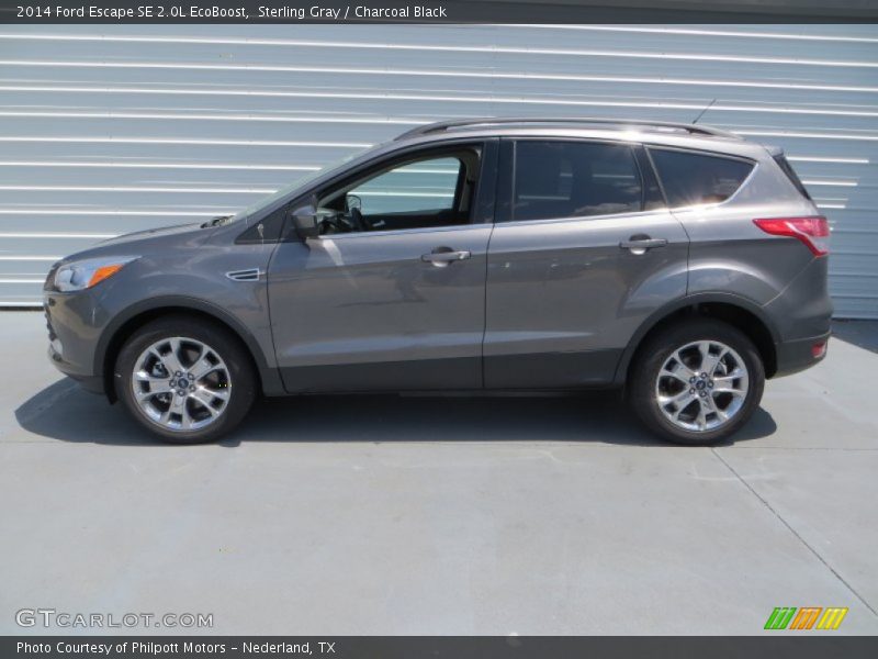 Sterling Gray / Charcoal Black 2014 Ford Escape SE 2.0L EcoBoost