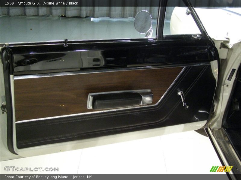 Alpine White / Black 1969 Plymouth GTX