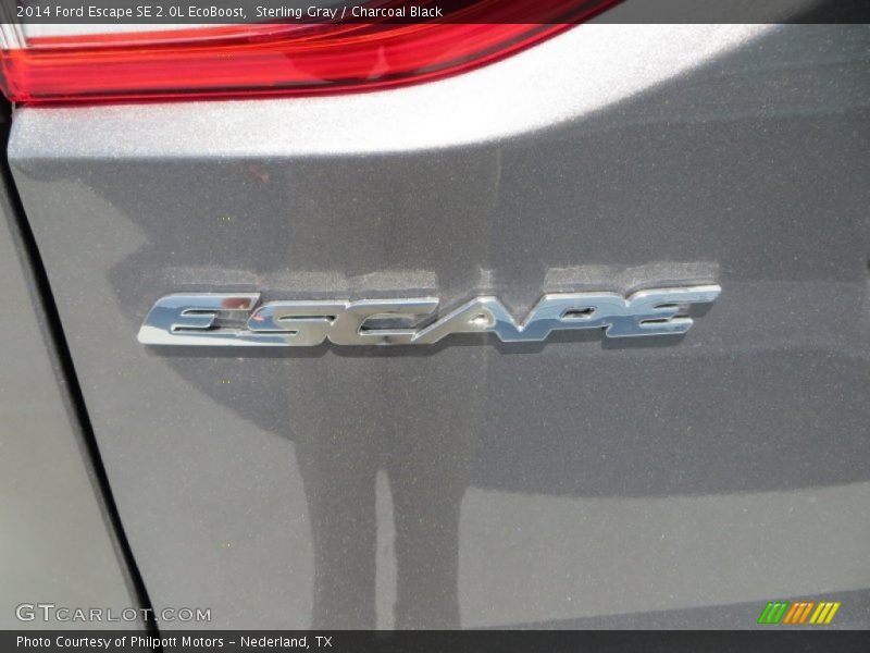 Sterling Gray / Charcoal Black 2014 Ford Escape SE 2.0L EcoBoost