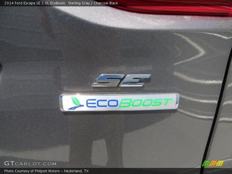 Sterling Gray / Charcoal Black 2014 Ford Escape SE 2.0L EcoBoost