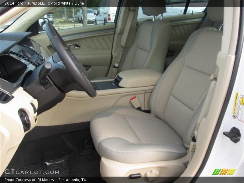 Oxford White / Dune 2014 Ford Taurus SEL