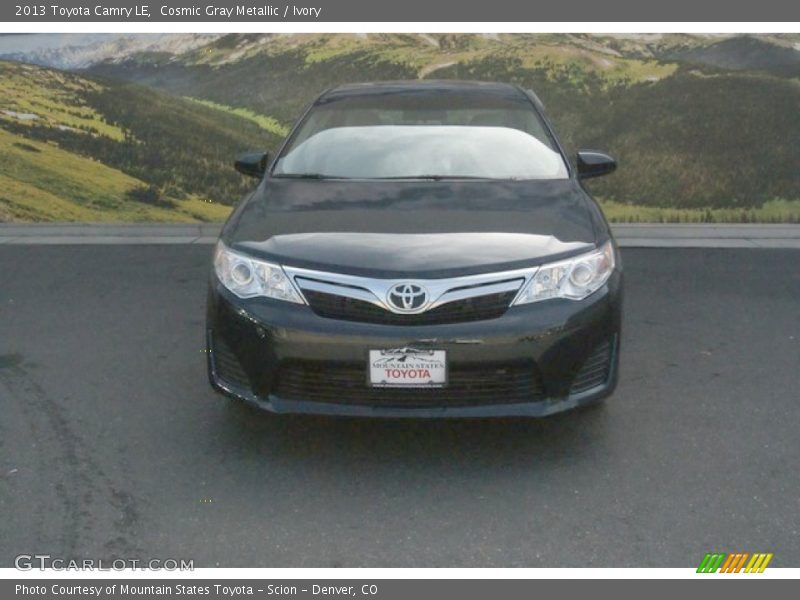 Cosmic Gray Metallic / Ivory 2013 Toyota Camry LE