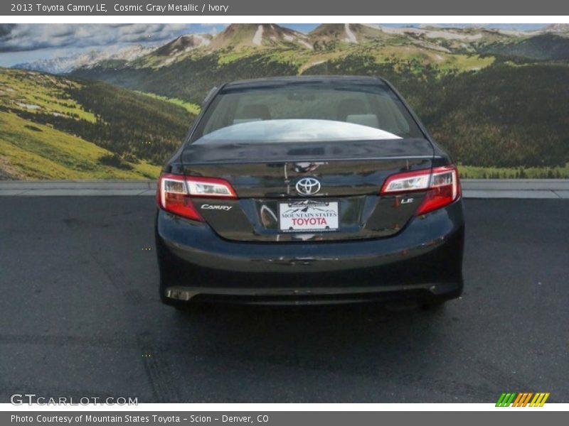 Cosmic Gray Metallic / Ivory 2013 Toyota Camry LE