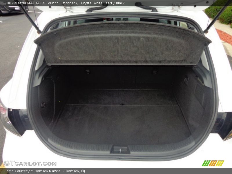 Crystal White Pearl / Black 2007 Mazda MAZDA3 s Touring Hatchback