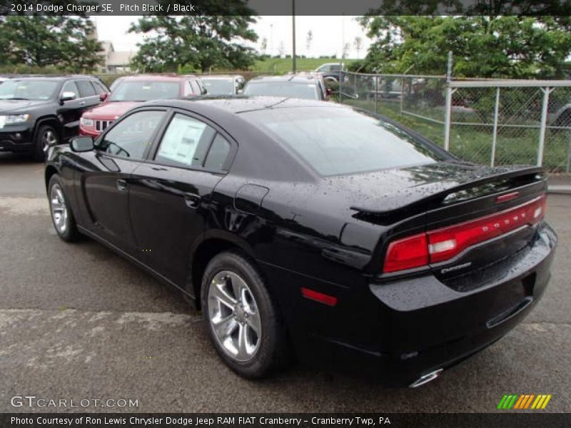 Pitch Black / Black 2014 Dodge Charger SE