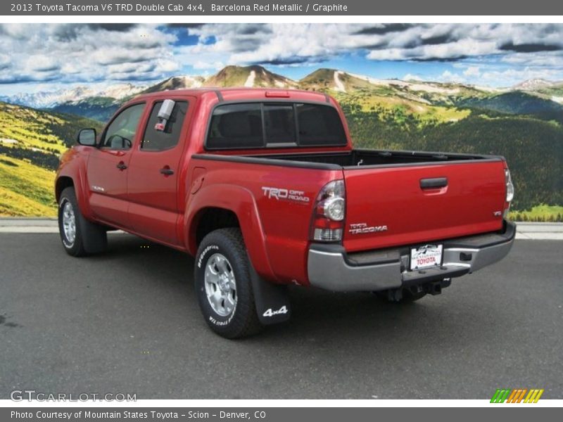 Barcelona Red Metallic / Graphite 2013 Toyota Tacoma V6 TRD Double Cab 4x4